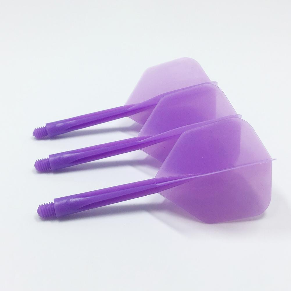 3Pcs Integrated Dart Flights and Shafts 2BA Plastic Professional Dart Flights Anti-Drop for Indoor Outdoor Playing