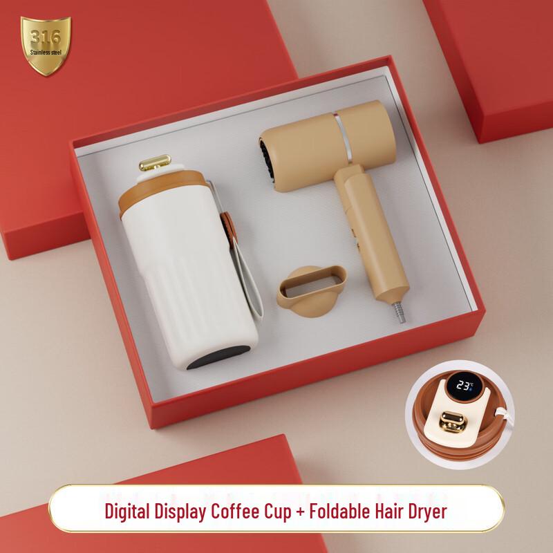 Business Gift Set: Coffee Mug & Hair Dryer