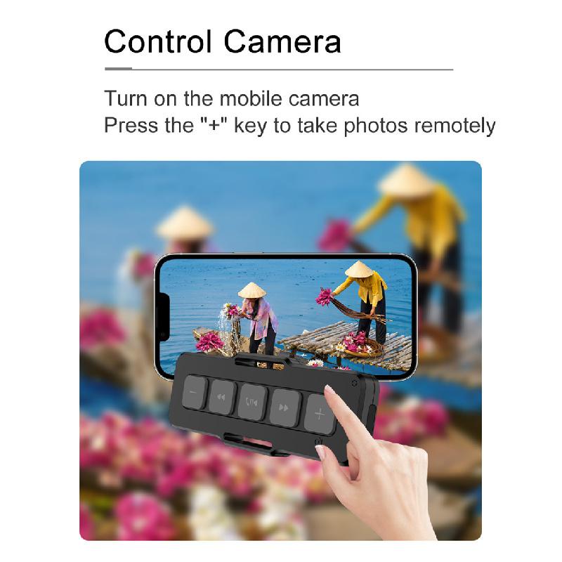 Bluetooth 50 Remote Control For Playing Music On Bike, Motorcycle, Steering Wheel