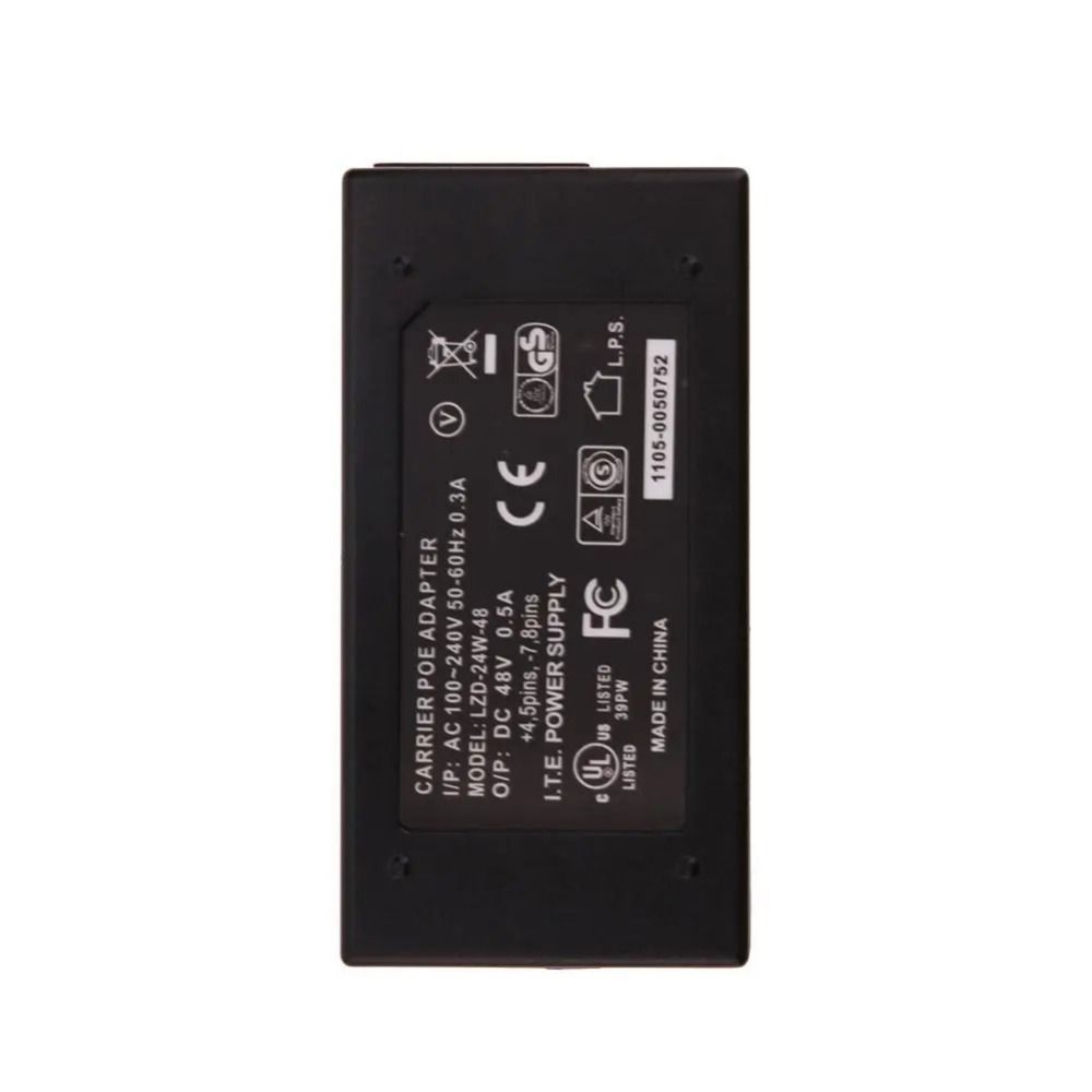 100Mbps POE Power Injector 24V/48V 0.5A POE Ethernet Adapter POE Power Supply  AP Wireless Network