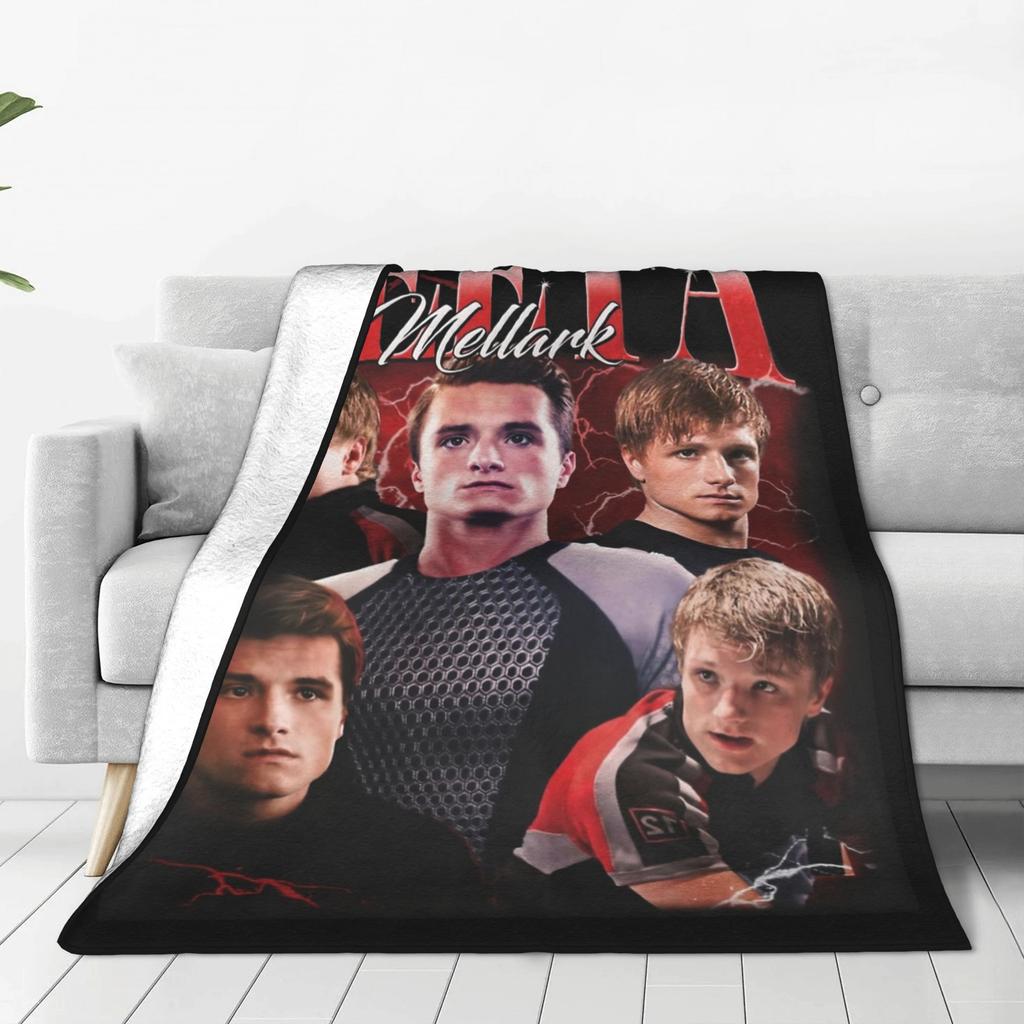 Peeta Mellark Josh Hutcherson Hunger Games Blankets Fleece Winter  Soft Throw Blankets for Bedding Outdoor Bedspreads