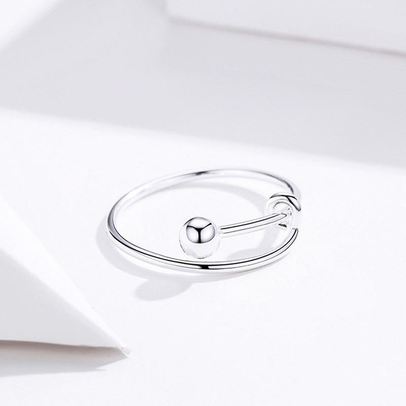 Lindon Klassisk 925 Sterling Sølv Zircon Ring Dame Smykker Bryllup Løfte Party Gift