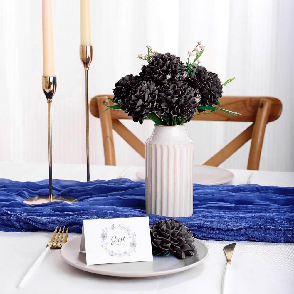 Simulated Hydrangea Flowers Realistic Artificial Hydrangeas for Diy Wedding Bouquets Party Decor Long Stem Fake for Floral