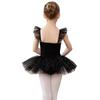 Süßes Kinder Ballett Kostüm Mädchen Kinder Ballett Rock Tanzkostüm mit Pailletten Kleid
