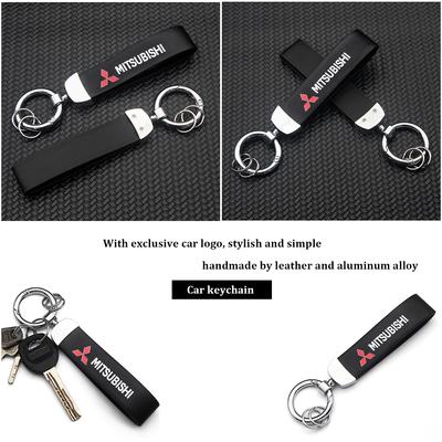Metal Car Printed Keychain Badge Logo For Grandis Outlander Xl Pajero Xpander Space Star Lancer EX Galant Delica L200