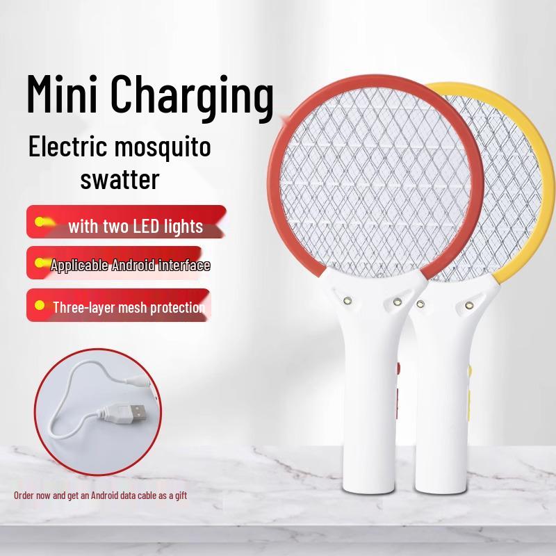 Rechargeable 2025 Electric Mosquito Swatter & Killer Lamp: Safe Household Repellent for Babies & Pregnant Women