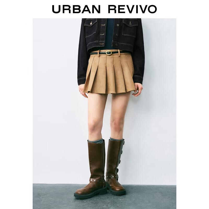 UR Women s Retro Pleated A-Line Mini Skirt XL