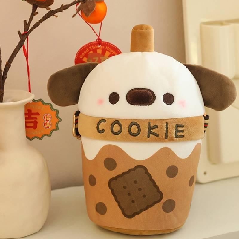 Teacup Plush Dog Single Shoulder Crossbody Bag Cartoon Animal Toy Gift Kids