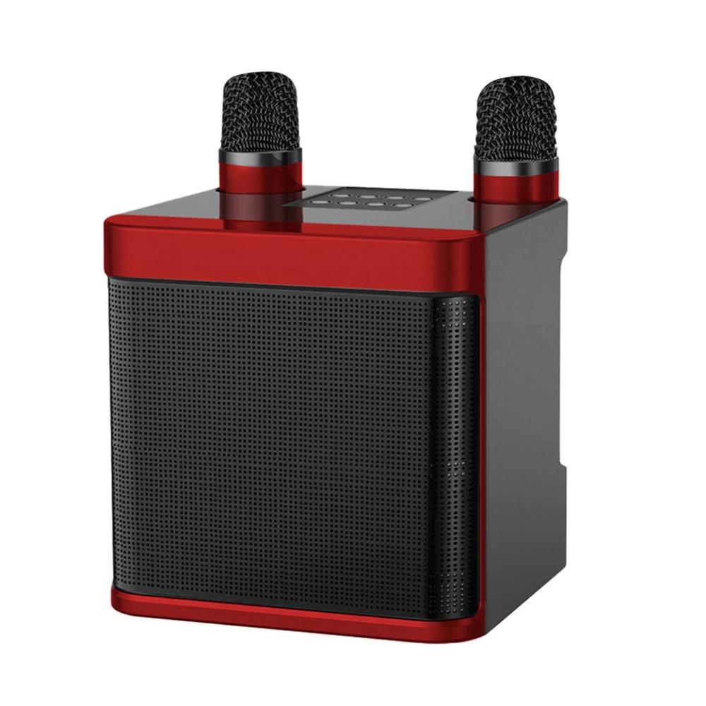 Bærbar Bluetooth-høyttalersett Multifunksjonell Mini Hjemmekaraokehøyttaler Hjemmekaraoke