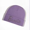 Solid Fashionable Color Knitted Hat With Alphabet Rhinestone Decor For Daily