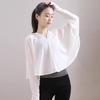 Large Brim Sun Protection Clothing for Women In Summer, Ice Silk Jacket, Sun Protection Cardigan for Cycling and Electric Vehicles, UV Protection