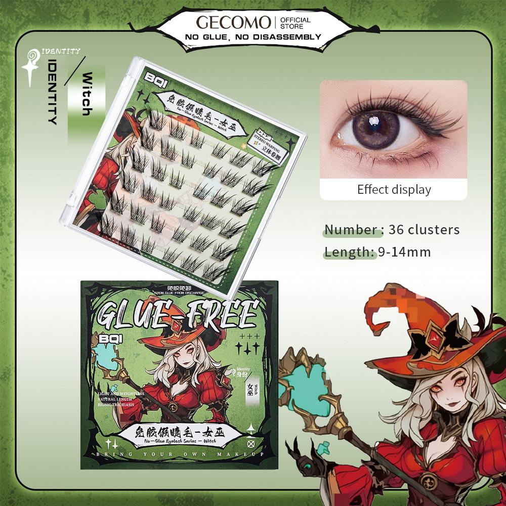 Natural Curling Pre-Glued Eyelashes Soft&Lightweight Various Styles Fluffy Self Adhesive Lash