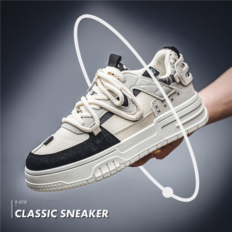 2025 Jinjiang men's trendy shoes platform non-slip sports board shoes junior high school boys niche trendy brand low-top casual shoes 2025