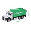 1:42 Model Car   Sanitation Garbage Truck Alloy Pull Back Vehicle Toy Child Gift