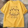 Pxxr Gvng Graphic Printed Summer T-shirts Round Neck Oversized Tshirt Men Cotton Short Sleeve Tops Casual Unisex Streetwear Tees