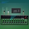 10-Channel Audio Mixer for Musical Instruments and Guitar Amplifier