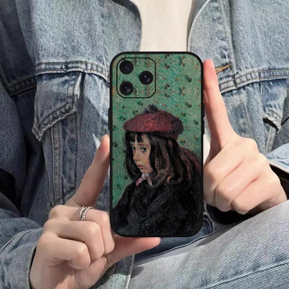 Camille Pissarro Painting Phone Case For Samsung S20 S21 S22 S23 S24 Note 20 4G 5G Plus Ultra Black Soft Shell