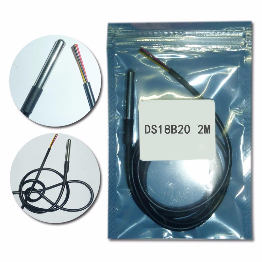 Details about / Waterproof Temperature Probe DS18B20 Stainless Steel Package Temperature Sensor