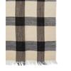 Daks Brown House Check Wool Scarf Dcsc9f110w2