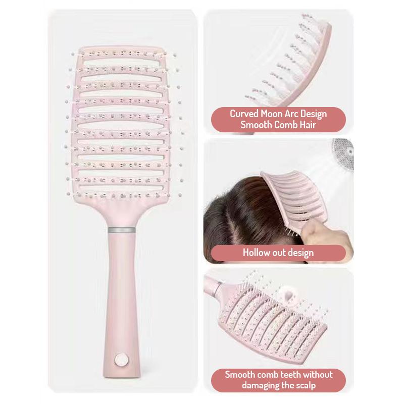 

Detangle Hairbrush Hairbrush Air Cushion Comb Fluffy Anti-Hair Loss Massage Hair Brush For All Hair Types Hairdressing Tools