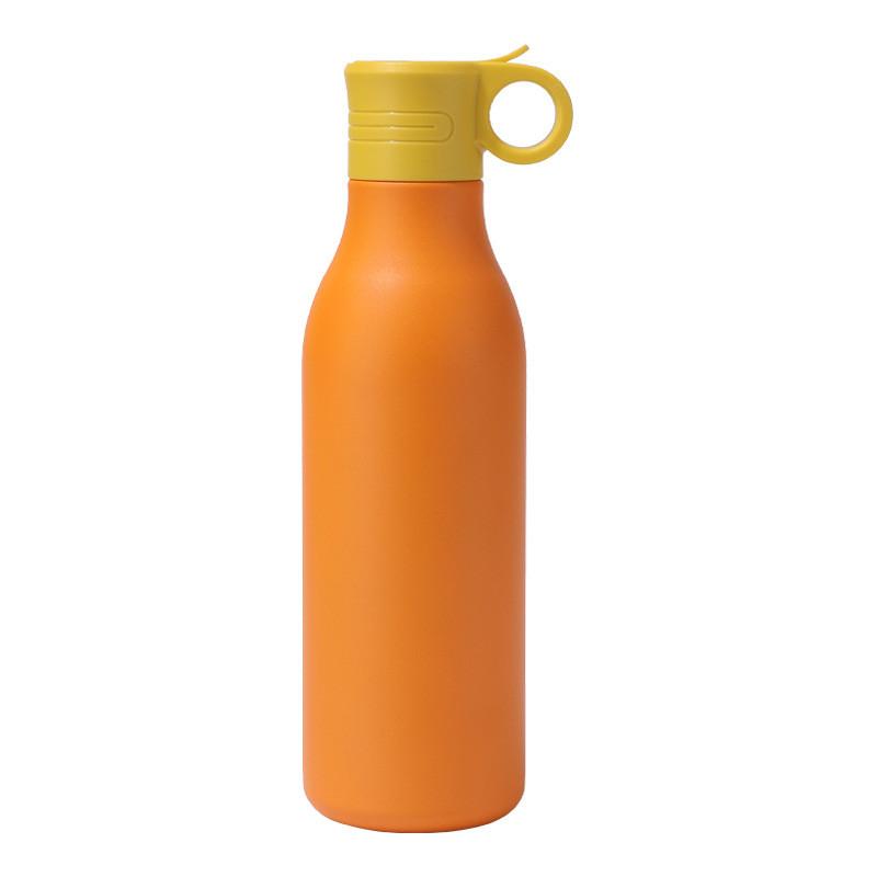Isolierte Sportwasserflasche mit Strohhalm 304 Edelstahl für Outdoor-Aktivitäten und Reisen