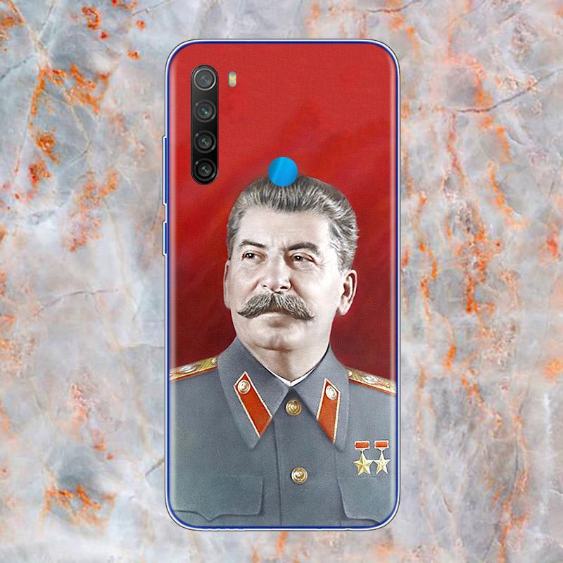 

Силиконовый чехол «Сталин Советский Союз» для Xiaomi Redmi Note 9 9A 9AT 9C 9S Pro Max 9T 8T 8 7 6 5 Pro 5A 4X4, чехол для телефона Redmi 9C