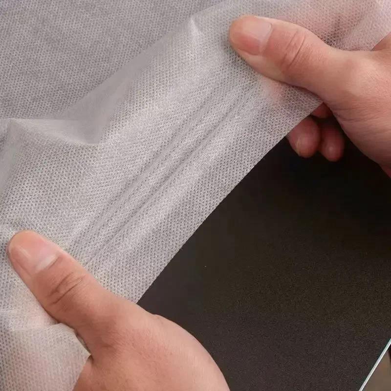 100 st Engångsskydd för ansiktsstöd Nonwoven Kudde Papper Vattentätt Massage Spa Bord för Engångs Skönhets Nackstödsskydd Pape