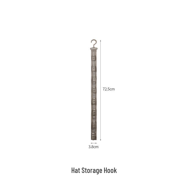 

FaSoLa No-Punch Wall Hook for Coats & Hats, Cap Rack for Hallway or Door хаки