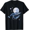 Humpback Whale In Space  Funny Beluga Orca Blue Whale Gift Unisex TShirt