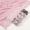 Women Scarf Pearl Embroidery Chiffon Fabric New Style Fashion Soft Middle East Long Scarf Multi Color Scarf