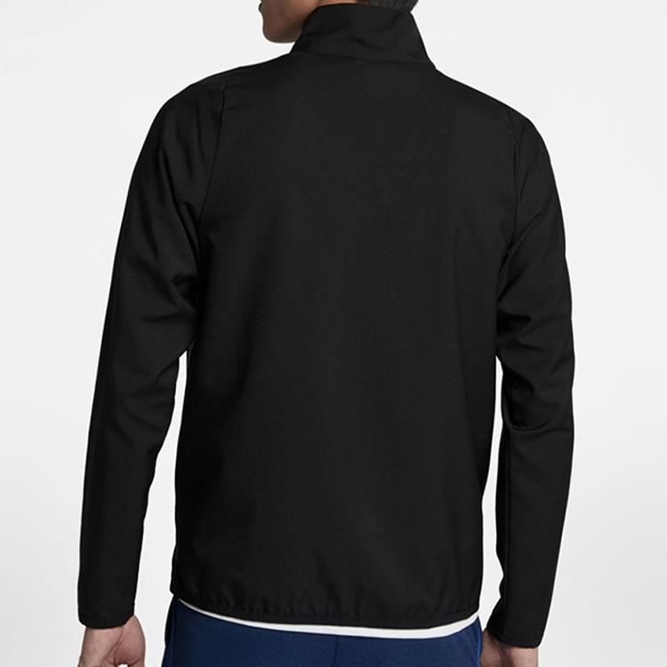 Nike Jachetă de antrenament cu guler în picioare Team Woven Jachete pentru bărbați Negru 928011-010