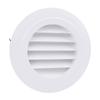 100mm Round Vent Cover 4 Inch ABS Exhaust Vent Oblique Louver Grille Cover for Bathroom Office