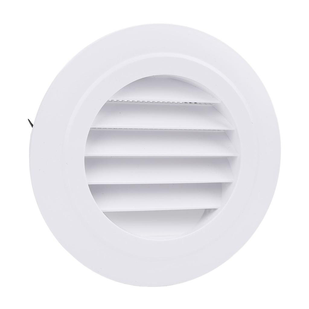 100mm Round Vent Cover 4 Inch ABS Exhaust Vent Oblique Louver Grille Cover for Bathroom Office