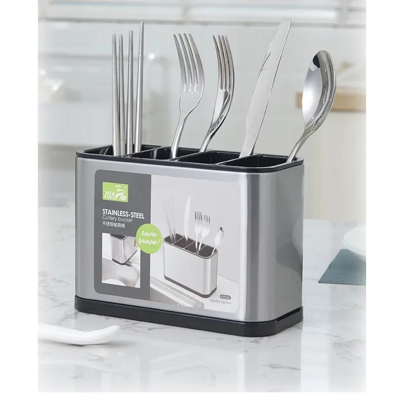 Sztućce kuchenne organizer stojak na noże plastikowy uchwyt do przechowywania spustu łyżka widelec Chopstick przybory kuchenne narzędzie do gotowania taca półka Box