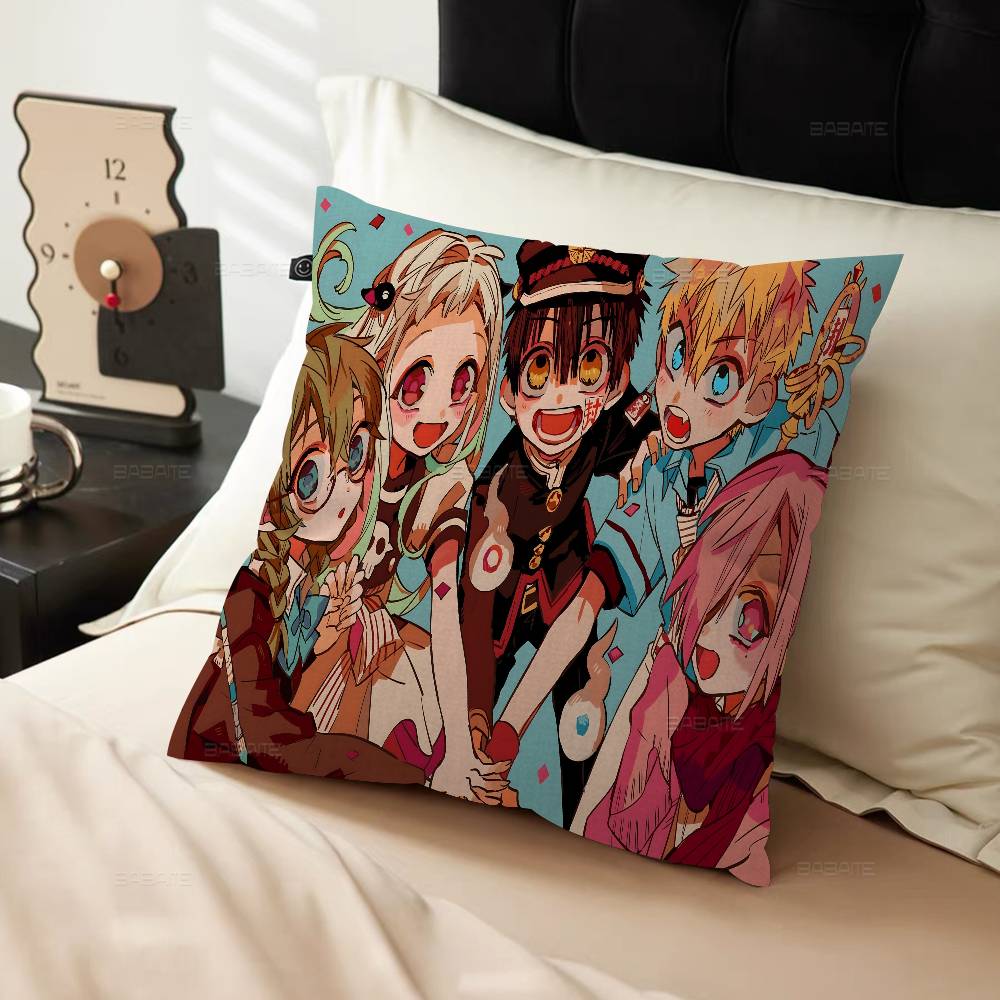 Anime Toilet B-Bound H-Hanako Kun Pillow Cushion Cover Pillowcase Living Room Sofa Home Decor