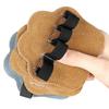 Breathable Finger Sports Palms Protectors Grip Pad For Fitness Training Cowhides Leather Construction Light Support