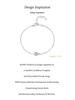 S925 Sterling Silver Cherry Blossom Pink Sugar Cube Bracelet - Women's Korean Simple Versatile Design