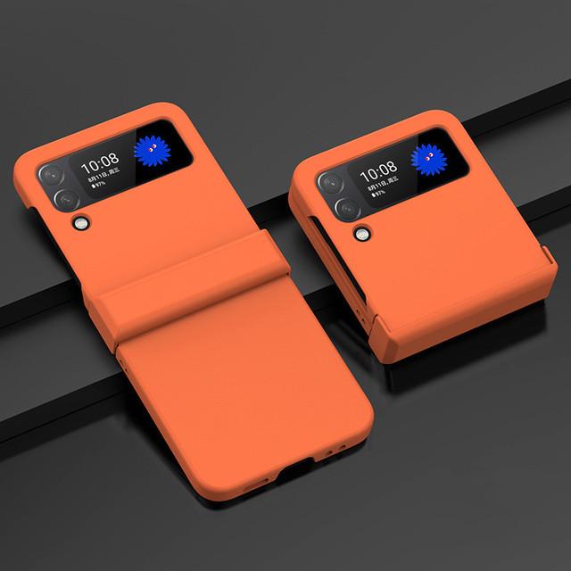 Stoßfestes, mattes, präzises Capa-Gehäuse für Samsung Galaxy Z Flip3 Flip 4 Flip4 Flip 3 5g Anti-Drop-Telefontasche für Samsung Z Flip3