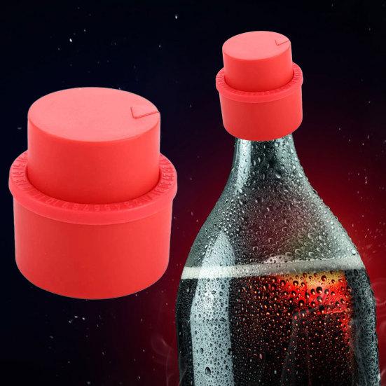 Bottle Stopper Data Dial Design Time Adjustment Push Type Fizzy Drink Freshness Keeping Saver Lid Sealer Bottle