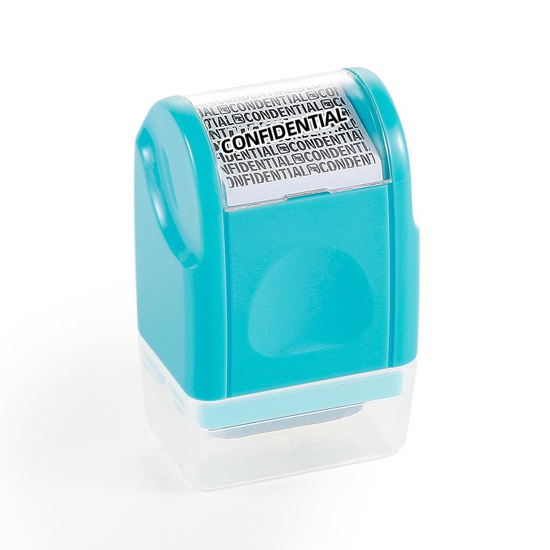 Privacy Seal Roller Stamp: Jumbled Code Address Protection Pen