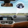 Solar Powered Car Air Freshener - Cyclone Car Diffuser Solar Odor Eliminator Fragrance Ornament White