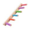 Budgie Toys Wooden Climbing Rope Ladder - Peony Interactive Swing & Beak Grinder for Small Birds In Birdcages