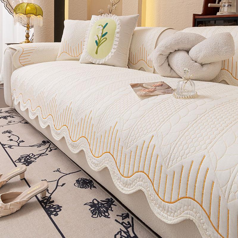 

Summer Ins Wind Sofa Cushion Mat Seat Cushion Advanced Leather Sofa Cover New Cover Towel 70*70cm