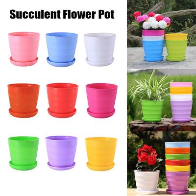Colorful Plant Tool Desktop Decoration Succulent Plant Flowerpot Mini Basin Flower Pot Green Plant