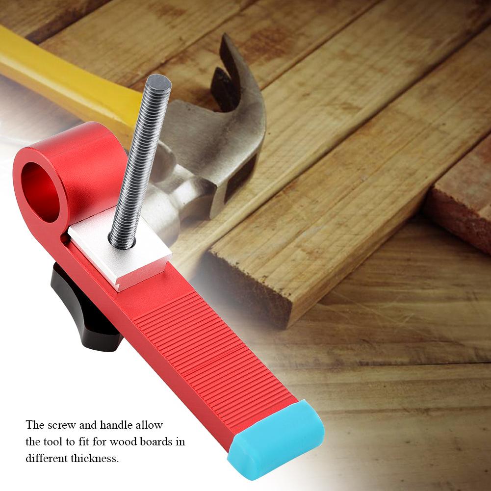 Multi Functional Aluminum Alloy Universal Clamp Clamping Block Woodworking Joint Hand Tool (A)