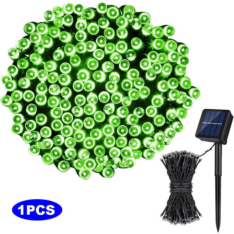 12M Led Solar 100 Led Christmas Lights Outdoor Waterproof For Party Fairy Garden Xmas Tree Decoration Solar Lights