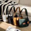 Corduroy Cloth Bag Women's Fresh and Retro Tote Bag New Messenger Bag Mori Family Child and Mother Bag Versatile Couple Bag