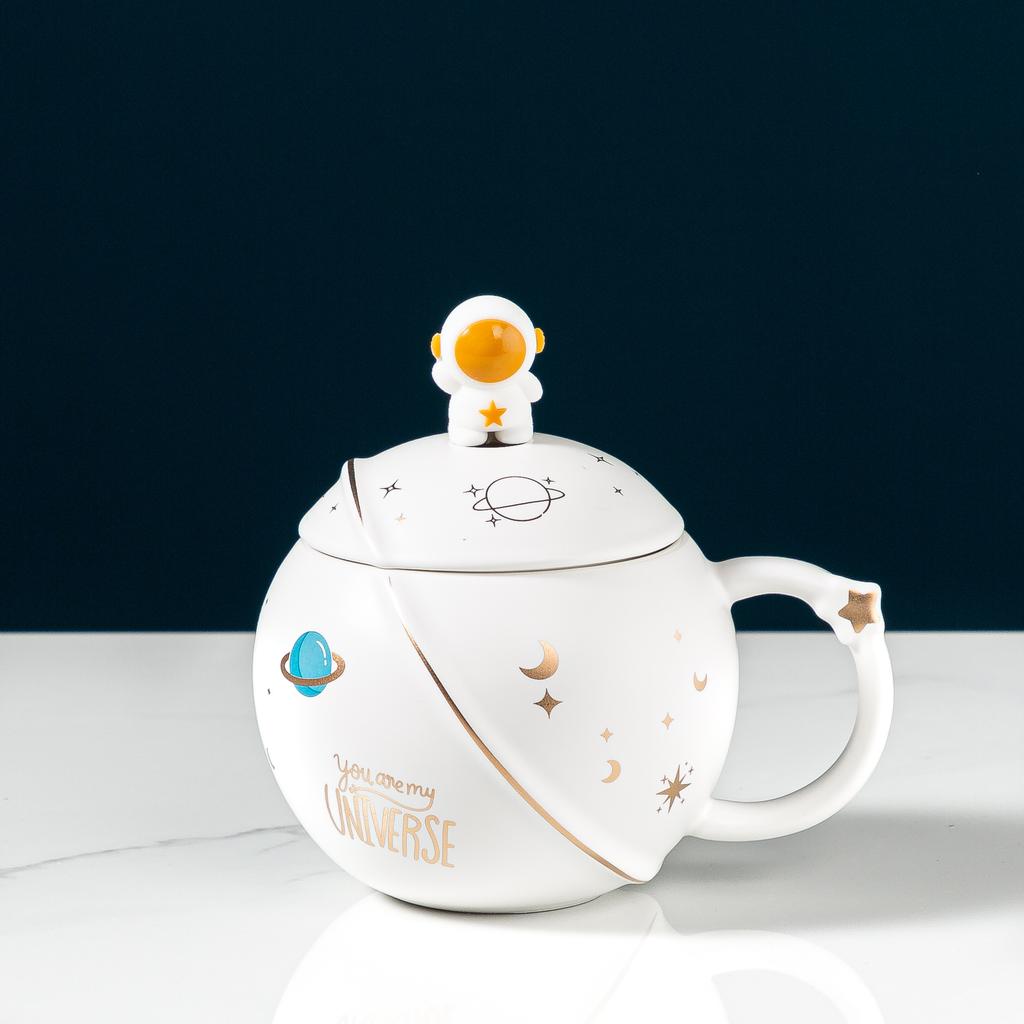 Astronaut Keramiktasse Planet Tasse Kreative Personalisierte Wasser Tasse Souvenir Geschenk Tasse Kaffeetasse