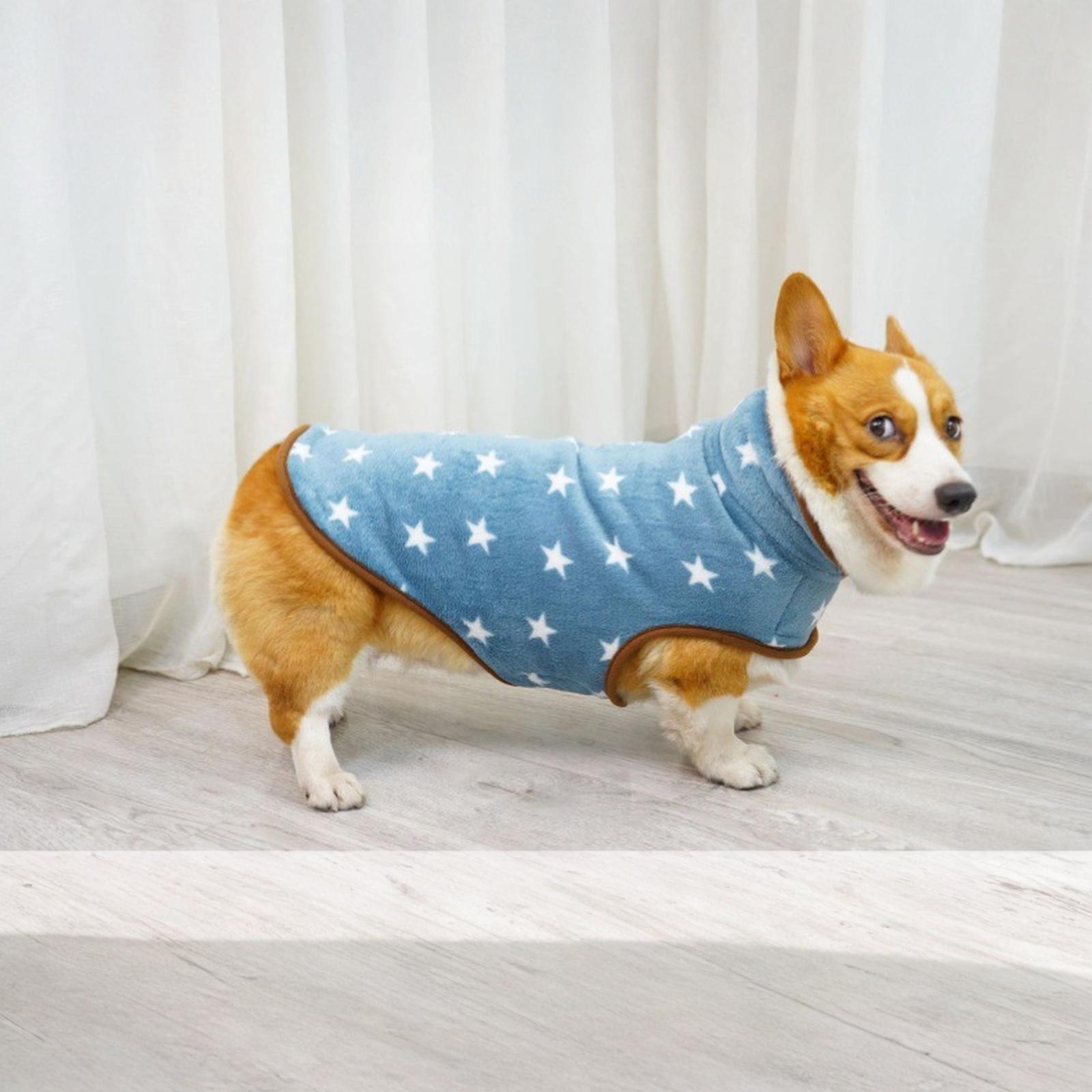 

Dog Warm Coat, Small Dog Winter Jacket Windproof Water Resistant Cold Weather Coats Cozy Snow Jacket Vest For Puppies (Blue, X-Small Chest 11.8 S