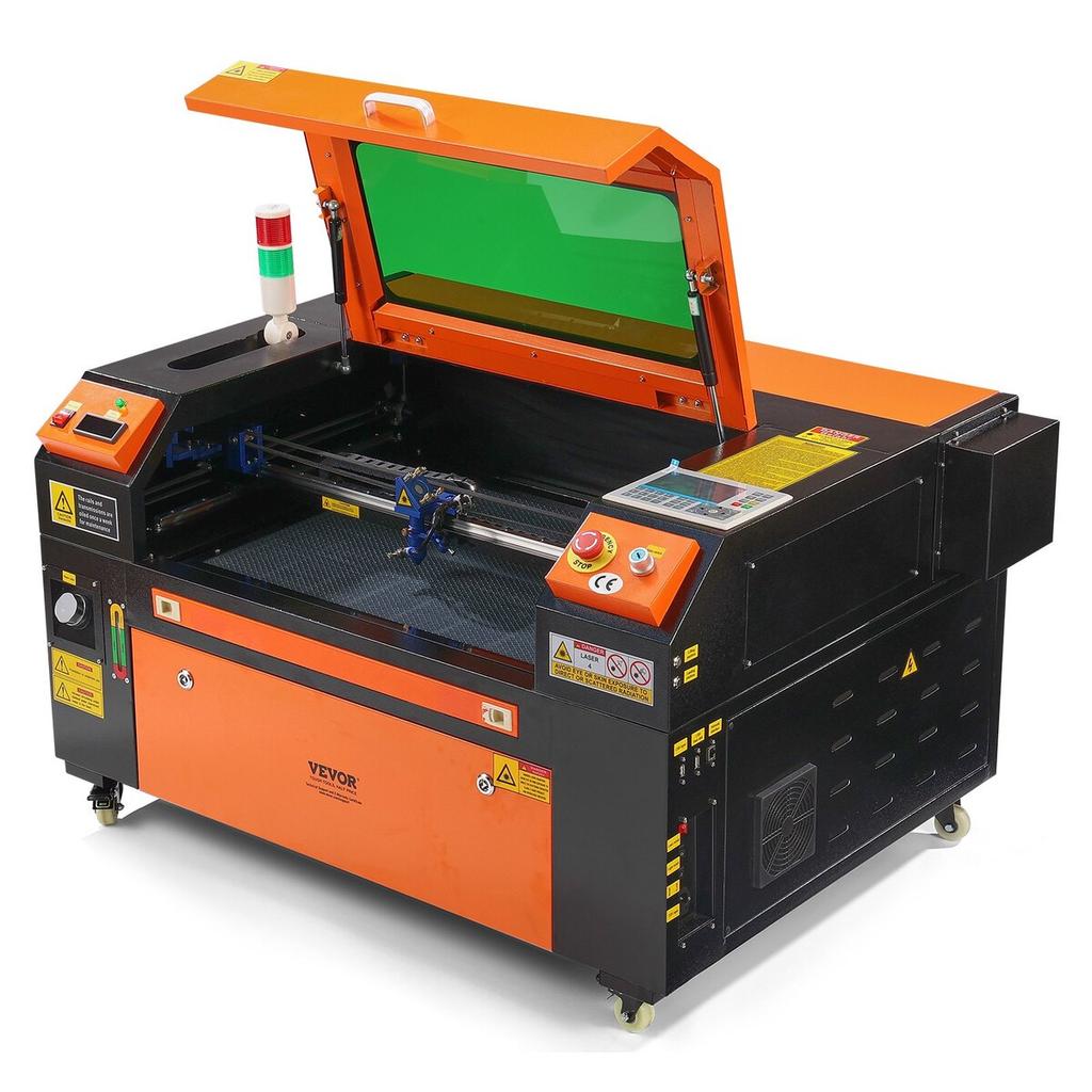 60W CO2 Laser Engraver Engraving Carving Print Machine 400x600 Mm Workbed
